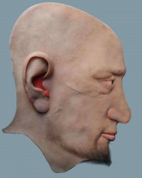 Asad Hussain, 18 x 12 Inch, Silicon, Acrylic and Natural Hair, Silence Talk, AC-ASHU-001